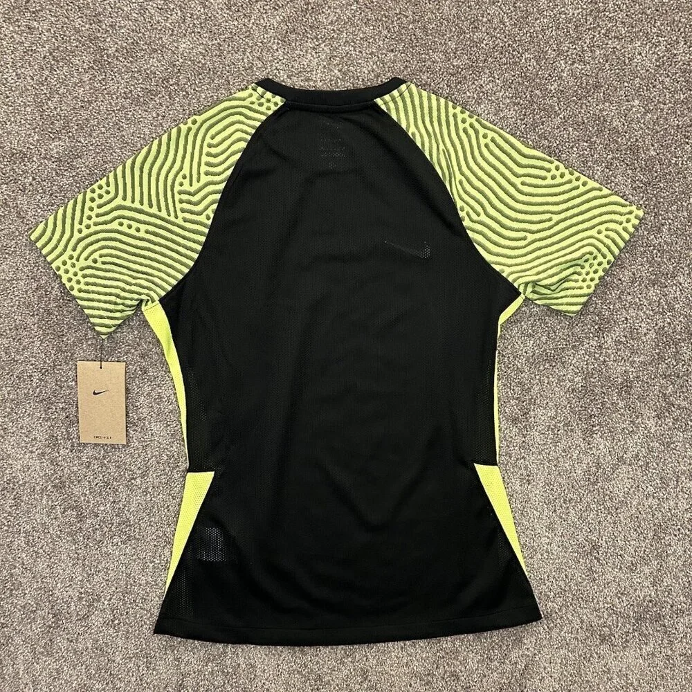 Nike Soccer Jersey Top Short Sleeves Black Green Women's Size S - Small - NWT$50